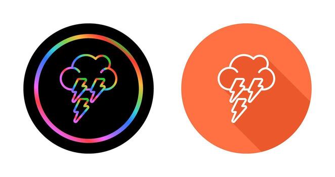 icono de vector de nube