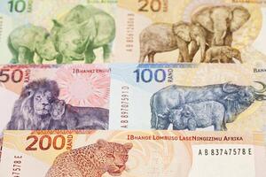 South African rand a business background photo