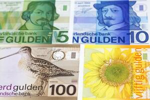 Dutch guilder a business background photo