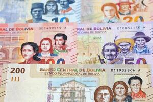 Bolivian boliviano a business background photo