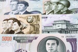 norte coreano won un negocio antecedentes foto