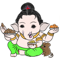 Herr ganesha.gott im Hindu. png