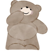 lindo oso pardo png