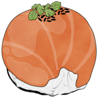 sushi illustratie gezond voedsel png