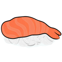 Sushi illustration en bonne santé nourriture png