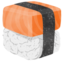 Sushi ilustração saudável Comida png