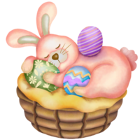 Pâques journée Pâques Oeuf et lapin png