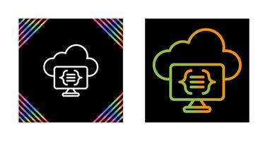 Serverless Computing Vector Icon