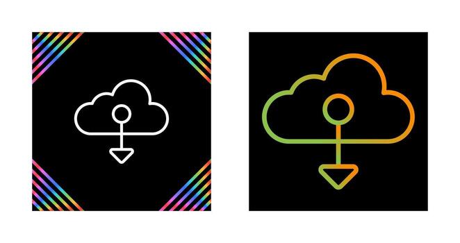 Cloud Native Vector Icon