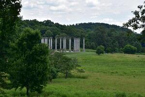 DC Capitol Column Pillars in Green Landscape photo