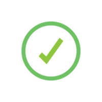 Green Round Check Icon png