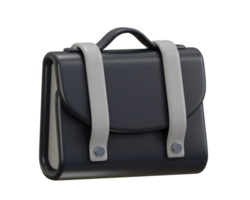 briefcase icon 3d rendering illustration png