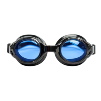 AI generated front view of swimming goggles isolated on transparent background ,generative ai png