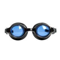 AI generated front view of swimming goggles isolated on transparent background ,generative ai png