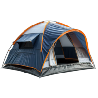 AI generated hiking tent isolated on transparent background ,tent png ,generative ai