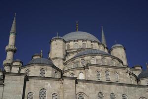 el Yeni mezquita, nuevo mezquita o mezquita de el valide sultán, Estanbul, Turquía foto