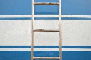 ladder in an old building photo