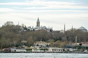 topkapi palacio ver desde Estanbul bósforo crucero foto