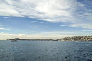 Galata Tower view from Istanbul Bosphorus cruise photo