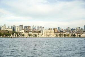 Dolmabahce Palace view from Istanbul Bosphorus cruise photo