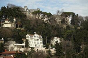 Bebek district view from Istanbul Bosphorus cruise photo