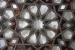 Detail of decoration of Topkapi Palace Istanbul, Turkey, Ancient Ottoman residence photo