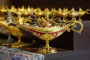 Magic lamp of Aladdin at istanbul market photo