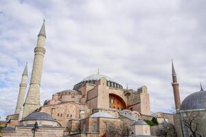 hagia Sofía Santo Sofía mezquita en Estanbul, Turquía foto