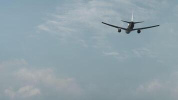 Jet plane climbing, bottom view video