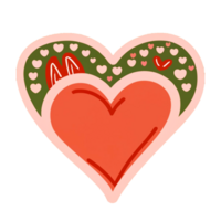 AI generated Love Valentines Day Heart Png