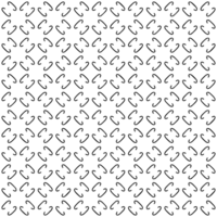 Black seamless abstract pattern. Overlay for background and backdrop. Ornamental design. PNG graphic illustration with transparent background.