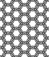 Black seamless abstract pattern. Overlay for background and backdrop. Ornamental design. PNG graphic illustration with transparent background.