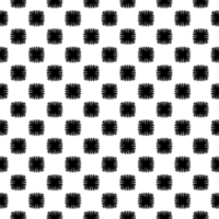 Black seamless abstract pattern. Overlay for background and backdrop. Ornamental design. PNG graphic illustration with transparent background.