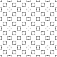 Black seamless abstract pattern. Overlay for background and backdrop. Ornamental design. PNG graphic illustration with transparent background.