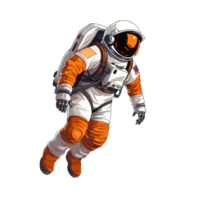 AI generated astronaut art illustrations for stickers, tshirt design, poster etc png