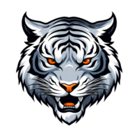 ai generiert Tiger Kunst Abbildungen zum Aufkleber, Logo, T-Shirt Design, Poster usw png