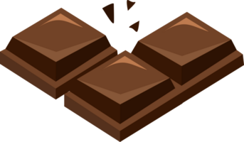 Chocolate bar with missing pieces. Perfect for promotional material, packaging, or social media content for confectionery brands and chocolate lovers. png