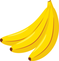 Banana illustration suitable for healthy food, cooking, nutrition, and fruit related concepts in designs and projects png