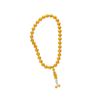 Prayer Beads 3D Icon. muslim prayer beads 3d illustration. Beads ramadan 3d icon png