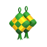 Ketupat 3d illustrazione png