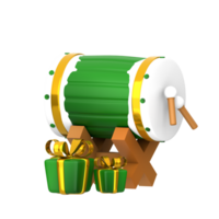 Ramadan Drum 3D Illustration png