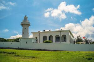 Eluanbi lighthouse at kenting township, pingtung county, Taiwan photo