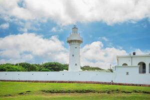 Eluanbi lighthouse at kenting township, pingtung county, Taiwan photo