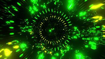 3d motion loop of tunnel epic abstract colorful futuristic spiral tunnel animation, 4K resolution, vj dj music endless loop background video