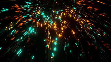 3d motion loop of tunnel epic abstract colorful futuristic spiral tunnel animation, 4K resolution, vj dj music endless loop background video