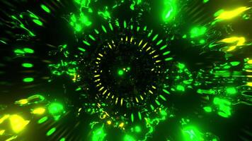 3d motion loop of tunnel epic abstract colorful futuristic spiral tunnel animation, 4K resolution, vj dj music endless loop background video