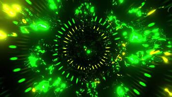 3d motion loop of tunnel epic abstract colorful futuristic spiral tunnel animation, 4K resolution, vj dj music endless loop background video