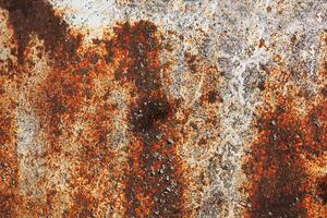 antiguo metal hierro oxido marrón antecedentes y textura foto