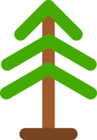 pine christmas tree winter icon png