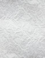 White crumpled paper, for backgrounds or textures photo